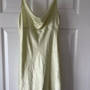 Victoria's Secret Light Green Satin Slip